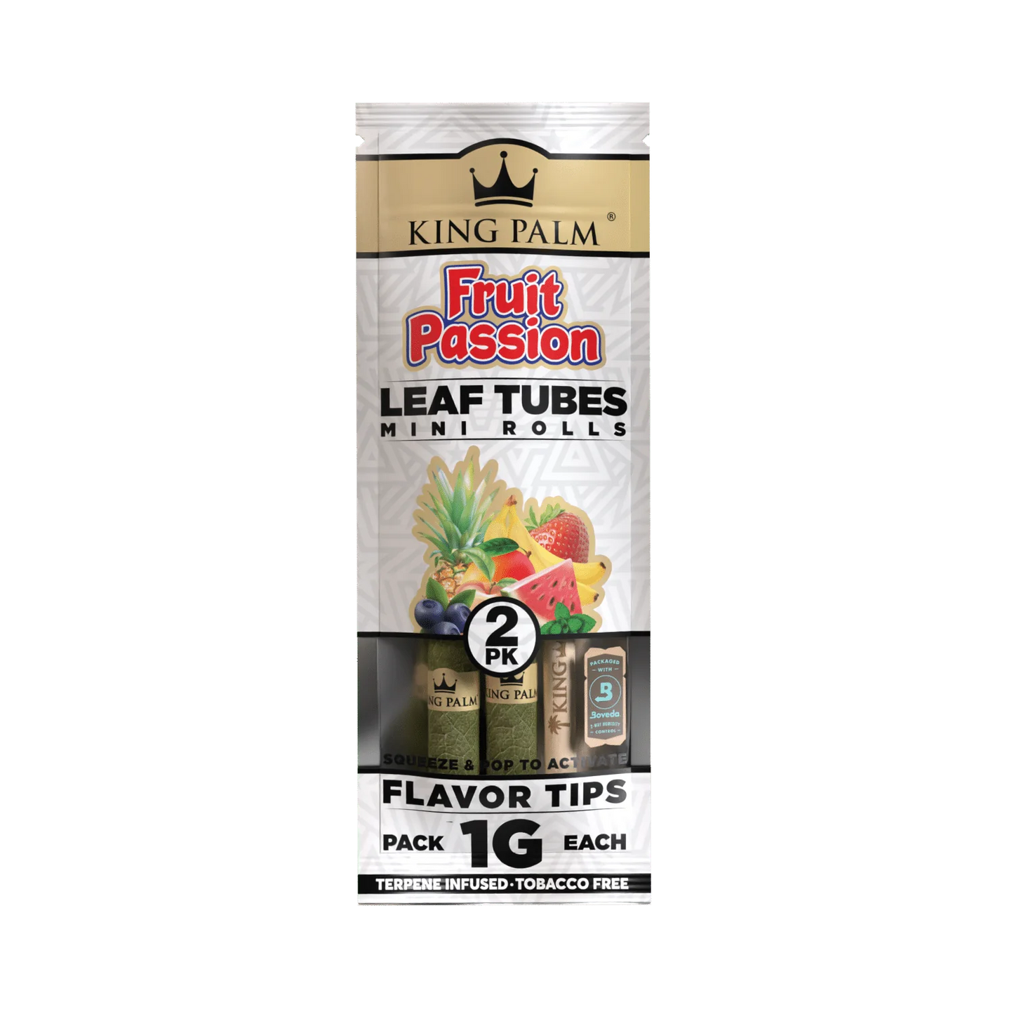 King Palm Mini Cones 2 Pack Squeeze and Pop
